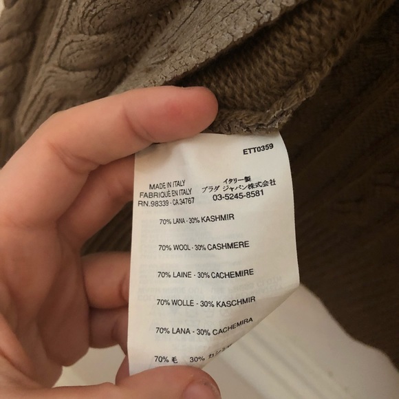 Sold! Prada Coated Cardigan - Picture 4 of 4